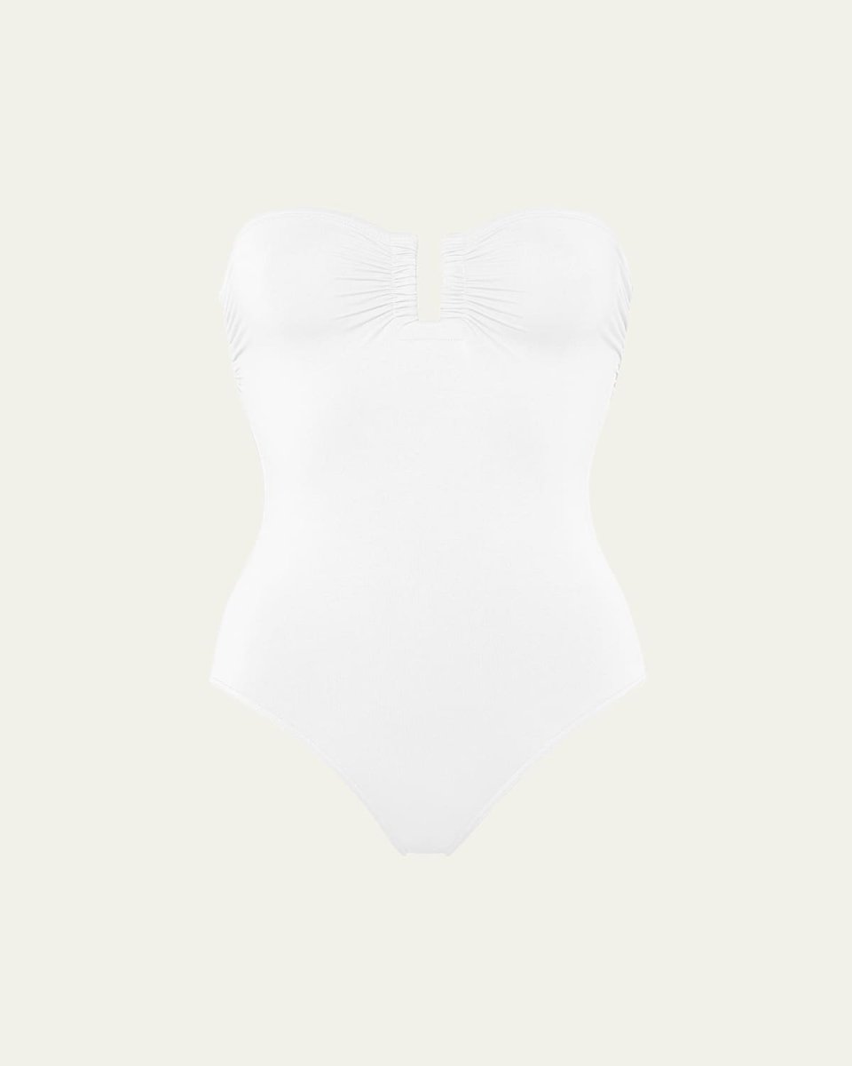 Cassiopee Strapless U-Hardware One-Piece Swimsuit